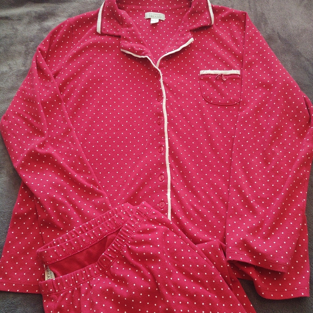 Celestial Dreams, XL, size 16-18, deep Red